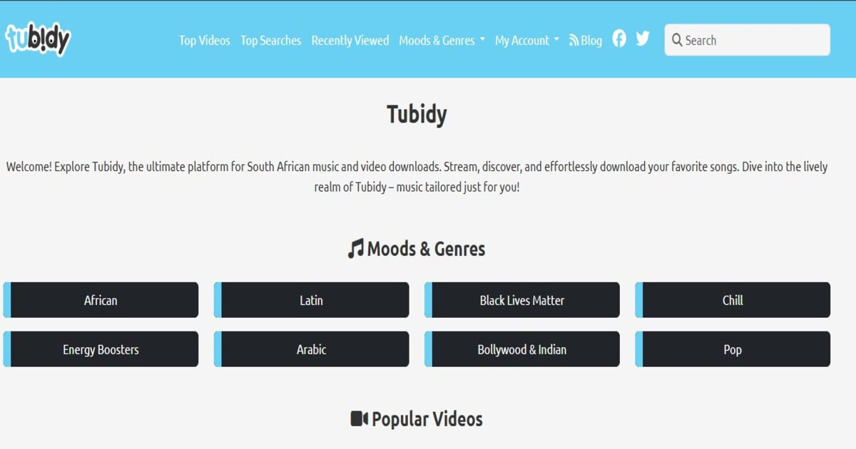 Tubidy: Free MP3 music downloads Screenshot